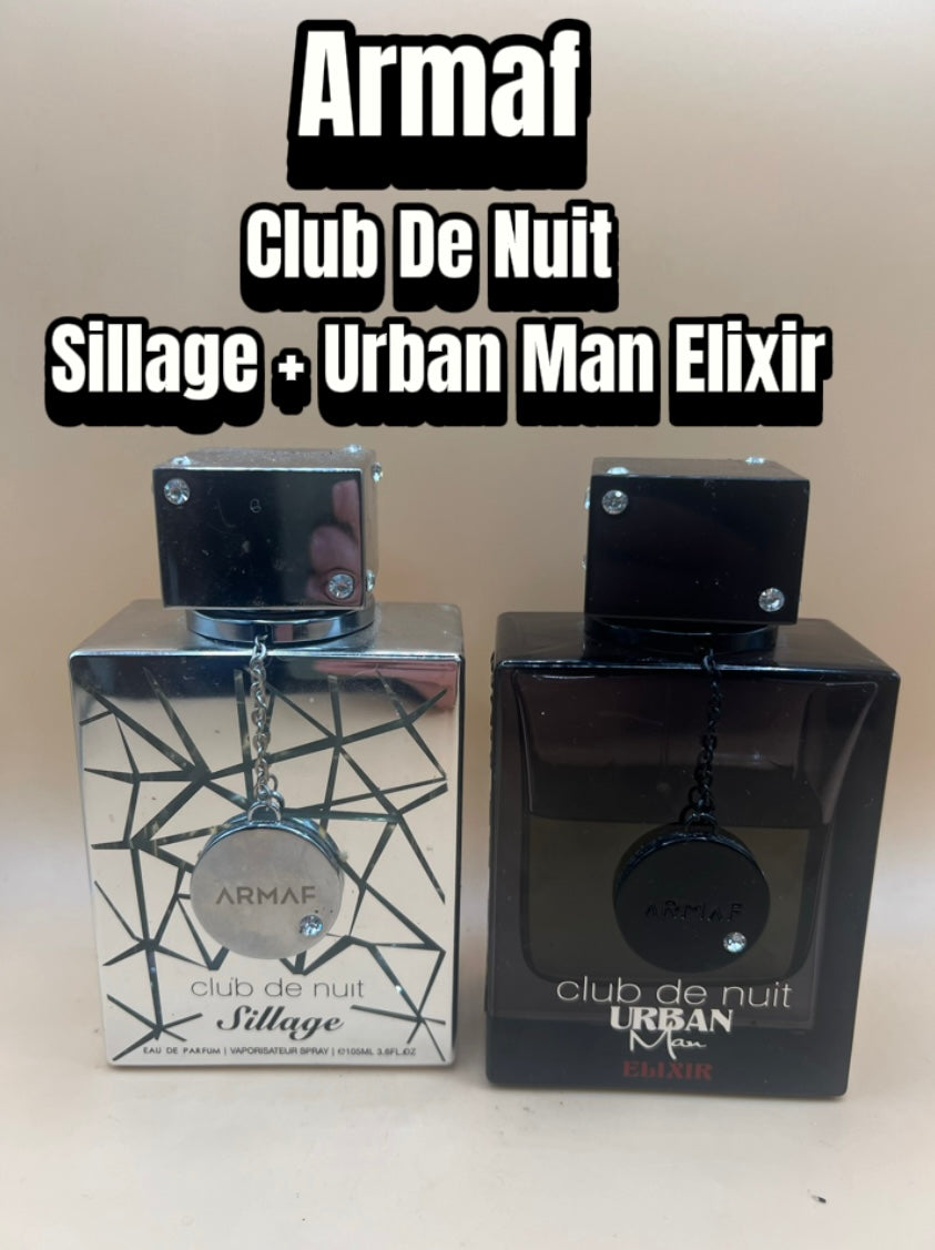 Armaf Club de Nuit Sillage + Urban Man Elixir