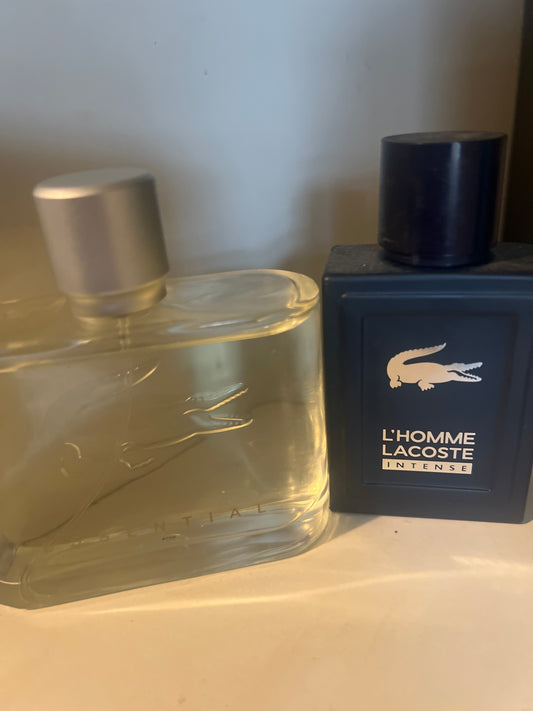 Lacoste ~ Essential and L’Homme Intense 2ml samples