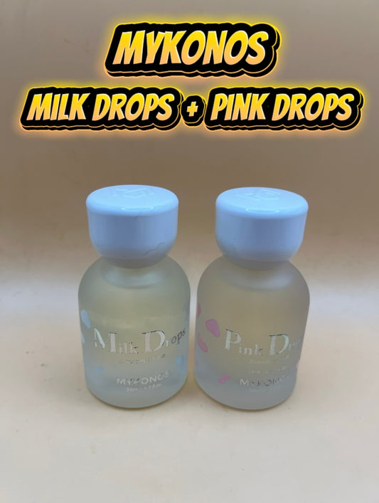Mykonos - Pink Drops + Milk Drops