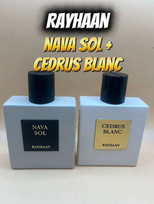 Rayhaan Nava Sol + Cedrus Blanc