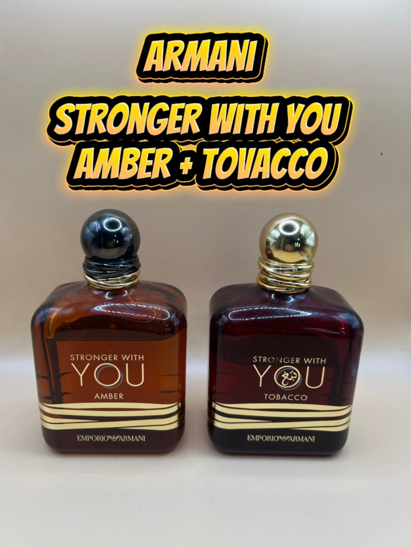 Stronger With You Amber + Tobacco Bundle